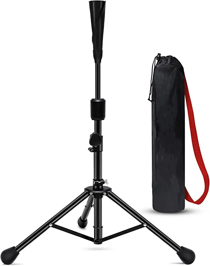 Adjustable Durable Baseball Softball Practice Tee Training Practice Steel Frame Portable Batting Tee