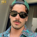 STORY FDY91553 Men Vintage square Big Frame Sunglasses Women Shades Oversized Polarized Sunglasses