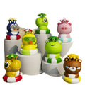 2024 New Design Water Sprinkler for Kids Outdoor Cartoon Cute High Pressure Rotating Sprinkler Rocket Launcher Garden Summer Toy