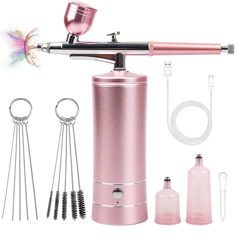 Hot Sales Air Brush 3 in 1 Make up Ombre Nail Machine Air Hair Brush Kit Paint Machine Gun Spray Cake Decorating Airbrush