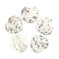 HZ Natural Crystal Healing Stones Folk Crafts Heart Shape Crystal Gravel Pendant Necklace