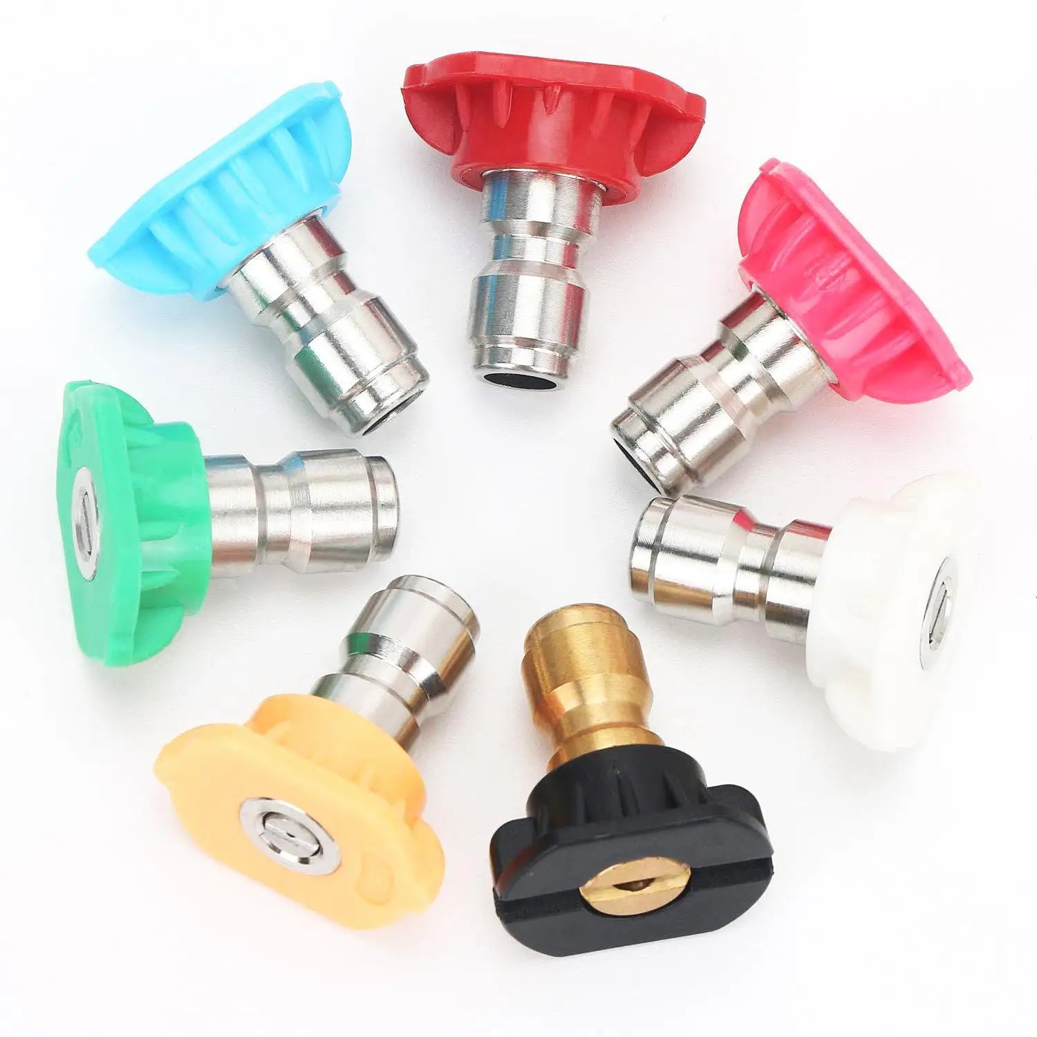 High Pressure Washer Parts for Car Washer Low Price 7 Color Nozzles 4000psi Fit 304 Nozzle Car Wash