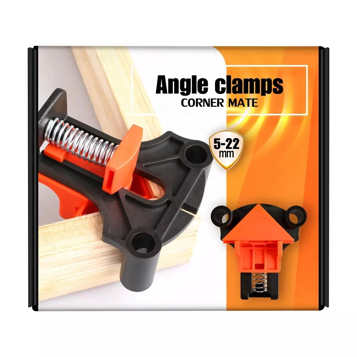 Adjustable 60/90/120 Degree 4pcs Corner Clamp Kit for Woodworking