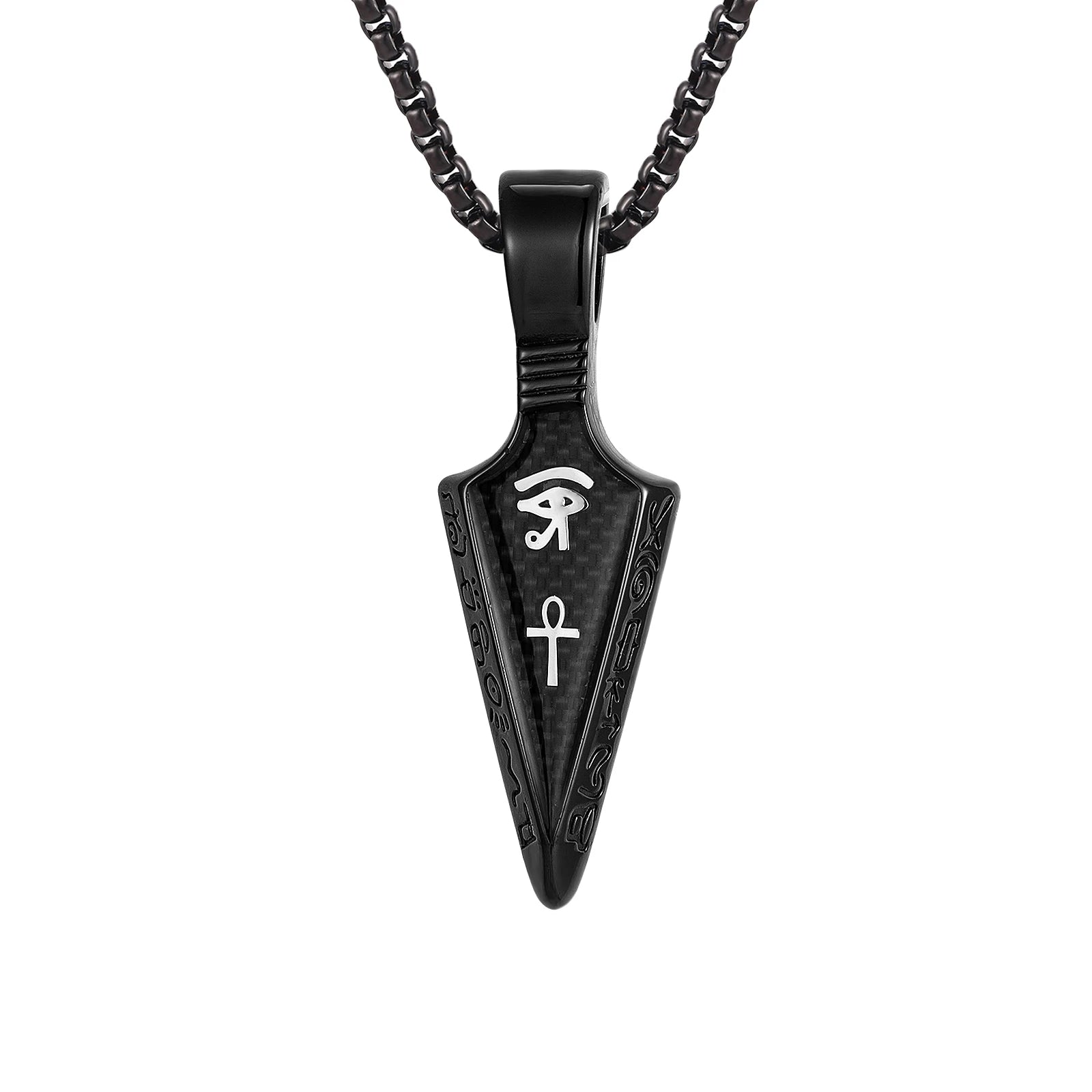 2022 New Spiritual Fashion Personality Black Irregular Amulet Pendant Cross Jewelry for Man and Boys