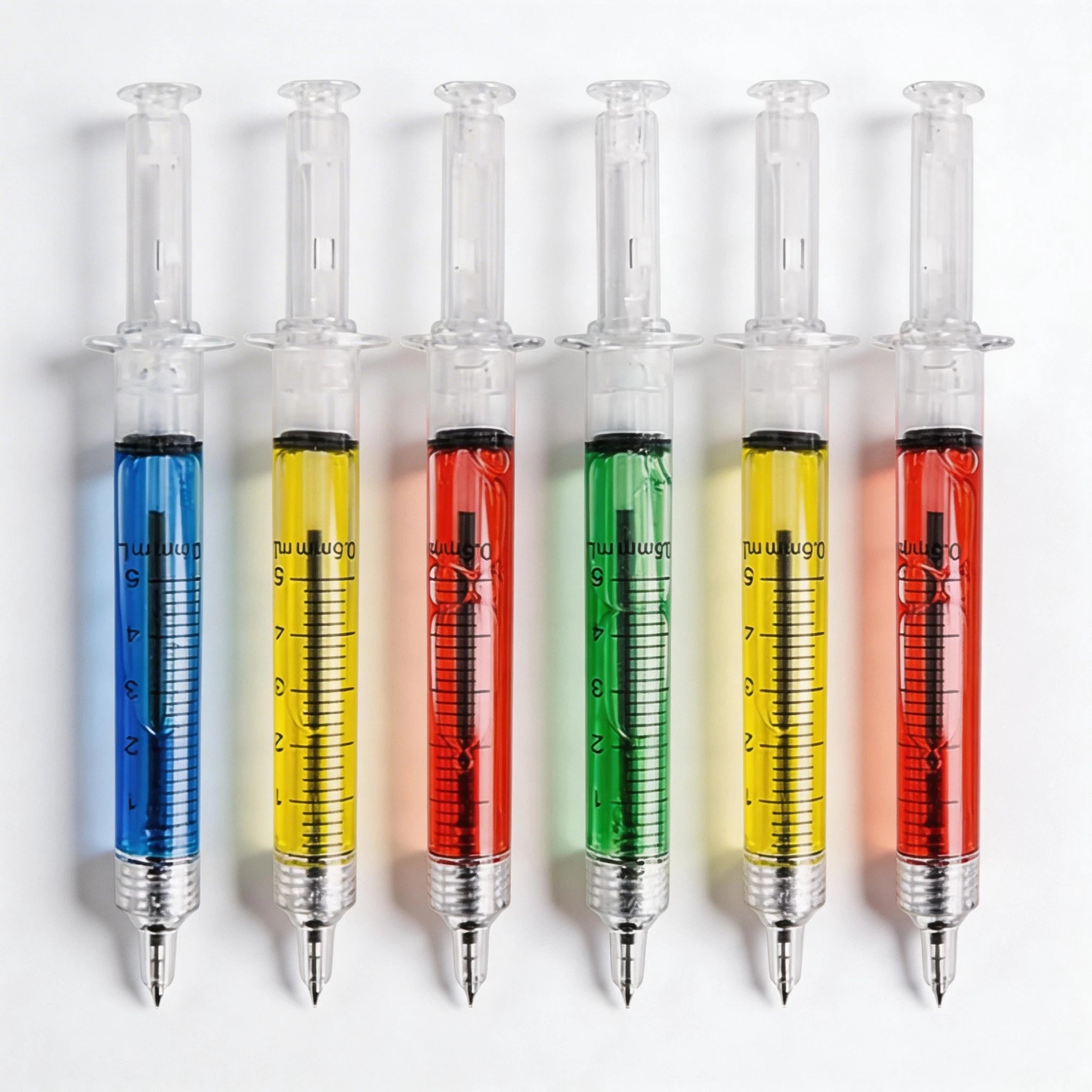 Customization Logo Novelty Syringe Ballpoint Pen 1.0mm Tip for Students and Hospital Doctors/Nurses Promotional Gift