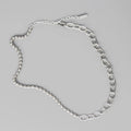 VIANRLA 925 Sterling Silver Geometric Necklace With Round Bead Necklace for Women Jewelry Wholesale Drop Shipping