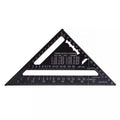 12 Inch Aluminum Alloy Triangular Ruler Multifunctional DIY Grade Measuring Tool 45 90 Degrees Angle Customizable OEM Support
