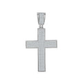 Passes Diamond Test 925 Silver Gold Plated Cross Pendant VVS Iced Out Moissanite Hiphop Cross Pendant