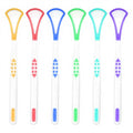Portable Plastic Silicon Soft Bad Breath Tongue Scraper Tongue Cleaner for Tongue Coated
