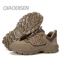 Light Fashion Safe Soft Anti-smashing Anti-stabbing Steel Head Wear-resistant Anti Sliding Acid Proof Safety Shoes for Men