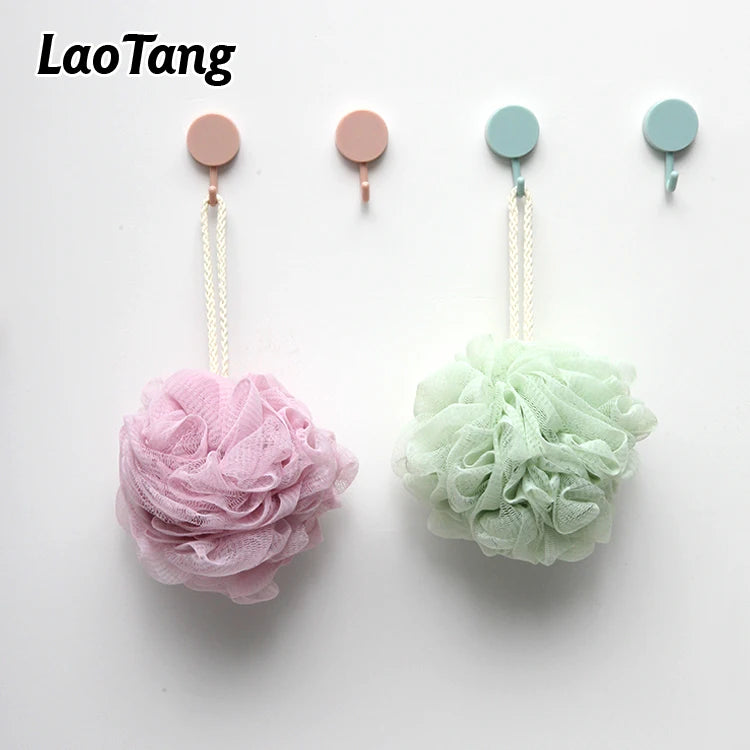 Bath Shower Loofah Sponge Exfoliating Body Scrubber 60g/PCS Pouf Bath Sponges