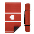Indoor/Outdoor Baseball Pitching Training Equipment-Anti-Fade Anti-Slip Rubber Mat with Pitching Pad
