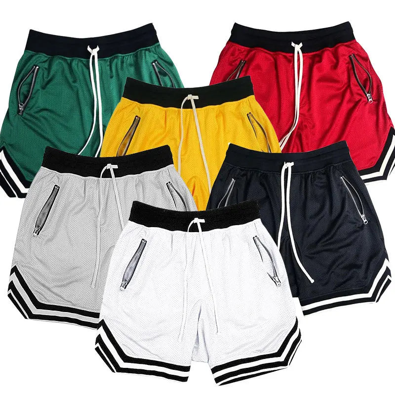 Wholesale Mesh Shorts Custom Fitness Sweat Quick Drying Breathable Custom Basketball Shorts for Men