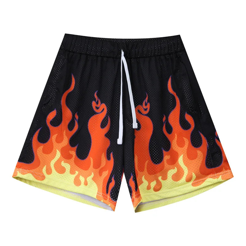 Summer Custom logo Men's Sublimation Digital Printing Shorts Running Basketball Graphic Mesh Shorts for Men