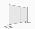 Residential Security Safety Fencing High-Dipped Galvanized Chain Link Fence Gate Single Arm Barbed Wire Temporary Heat Fence