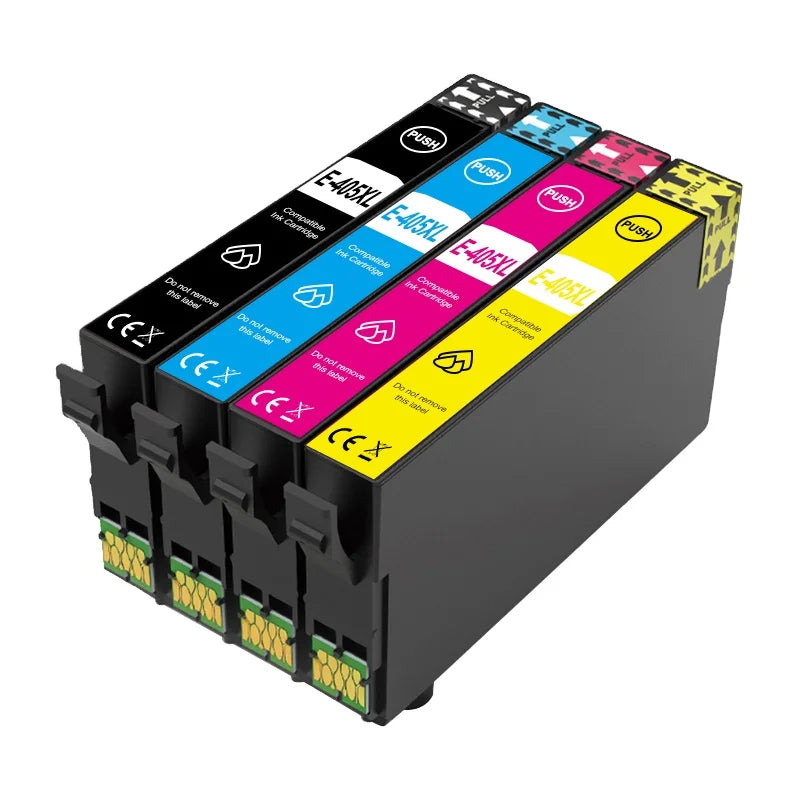 HESHUN 405 T405 XL 405XL T405XL 405XXL T405XXL Premium Color Inkjet Ink Cartridge Compatible for Epson WF-3820DWF Printer