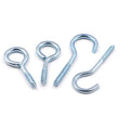 Silver Metal Hoop Eye Pin Screws Hook Ring Hanger Pin Screw Lock Carabiner