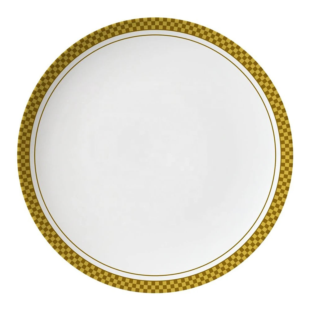 Modern European Luxury Dining Charger Plates Set Eco-Friendly Color Enamel Dinnerware Elegant Design Wholesale Home Decoration