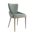 Modern Luxury Hotel Chairs Green PU Leather Dining Chairs Hotel Apartment Restaurant Furniture Banquet Dinner Chairs Factory