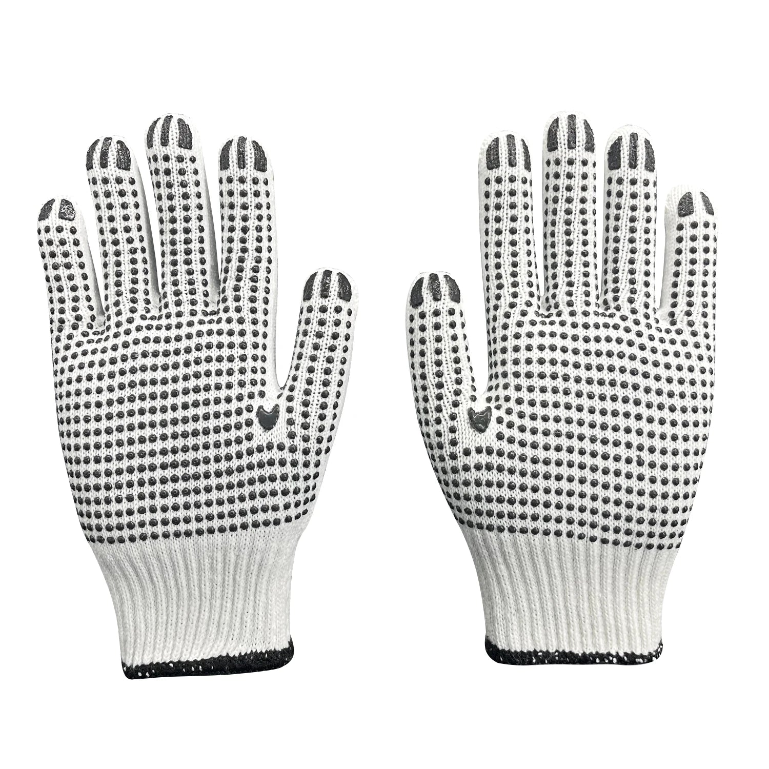 Factory Price PVC Dots Safety Gloves with Cotton Liner Industrial Working Antislip Construction