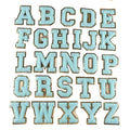 Letter Heat Press Chenille Patches Iron on for Hoodie