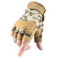 Coexistence Unisex Outdoor Touch Screen Soccer Gloves-Protective Rubber Material Roll Finger Design Model 5454
