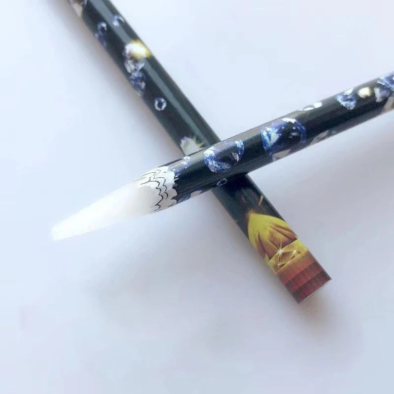 QIAO Grade a Quality Pick Rhinestone Picker Dotting Suction Stick Self-adhesive Point Drill Pen 22.6cm for Nail Art