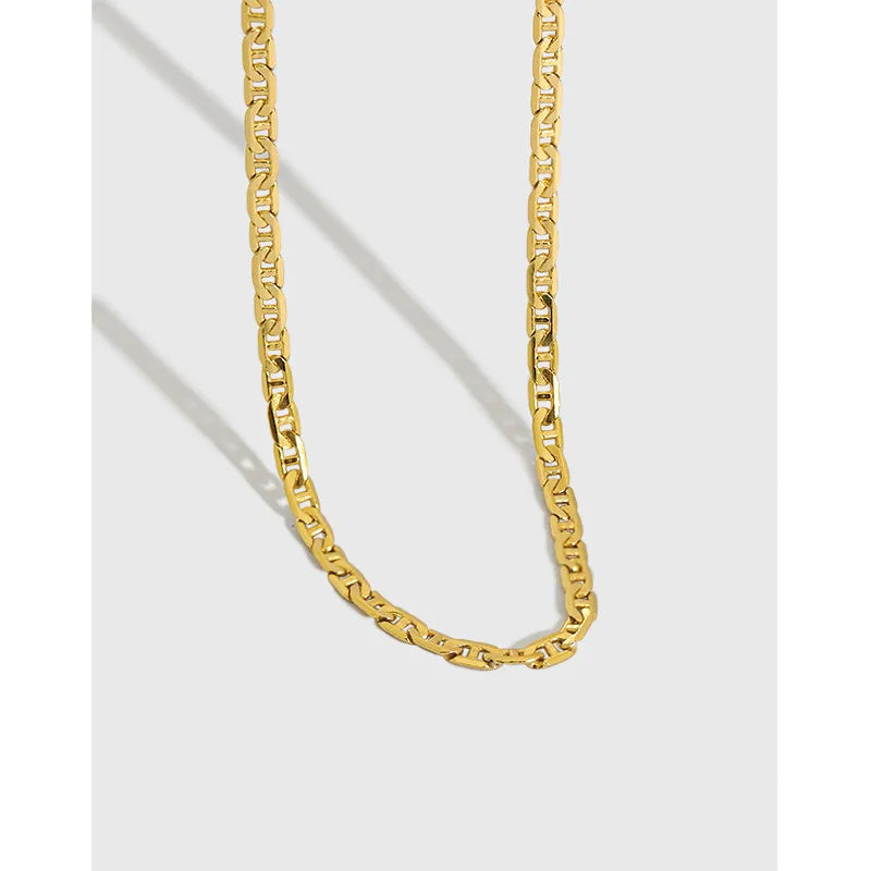 VIANRLA 925 Sterling Silver Stacking Chain Link Jewelry Thin Silver Chain