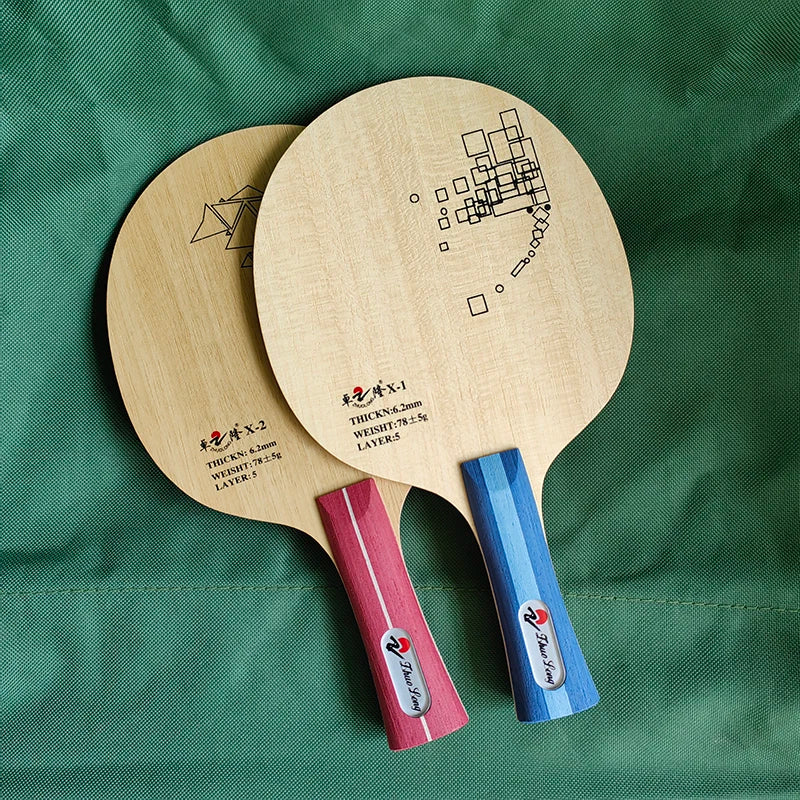 New ZhuoLong X-1 X-2 5 Layer Pure Wood Offensive Fast Attack Table Tennis Bats Blade