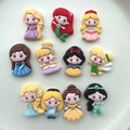 Lovely Girl Princess Resin Flatback Cabochons for Scrapbooking Decoration Hair Bow Center Materials Embellishments Accessories