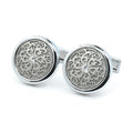 Wholesale Classical Craved Premium Elegant Cufflinks Custom Mens Suit Shirt Fashion Accessory Wedding Tuxedo Trendy Jewelry Gift
