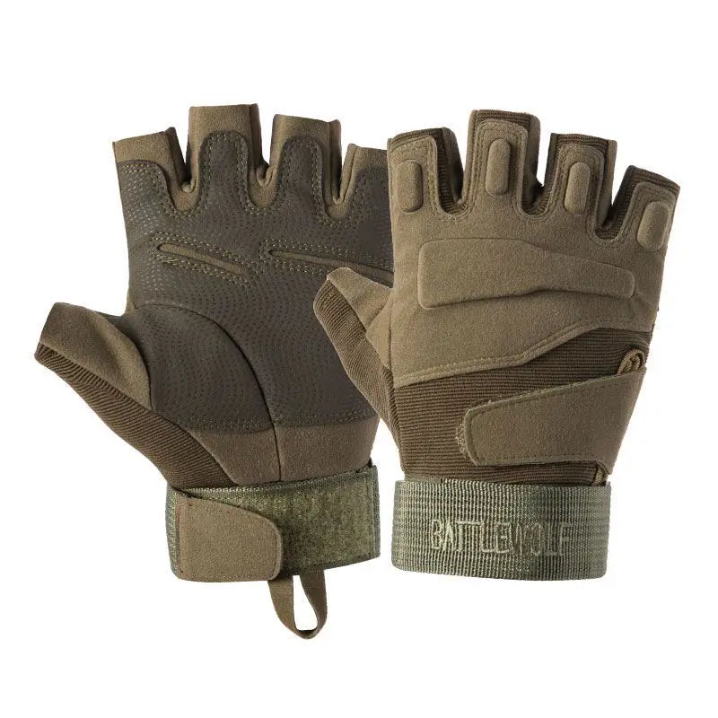 Protection Half Finger Touch Screen Outdoor Sports Gym Training Cycling Gloves