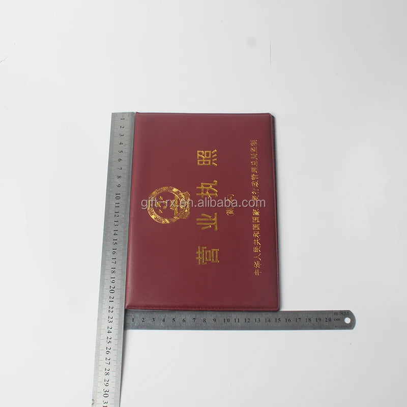 High Quality Graduation Certificate Blue PU Diploma Cover Degree Certificate Academic Level Examination Diploma Cover MegaBDM