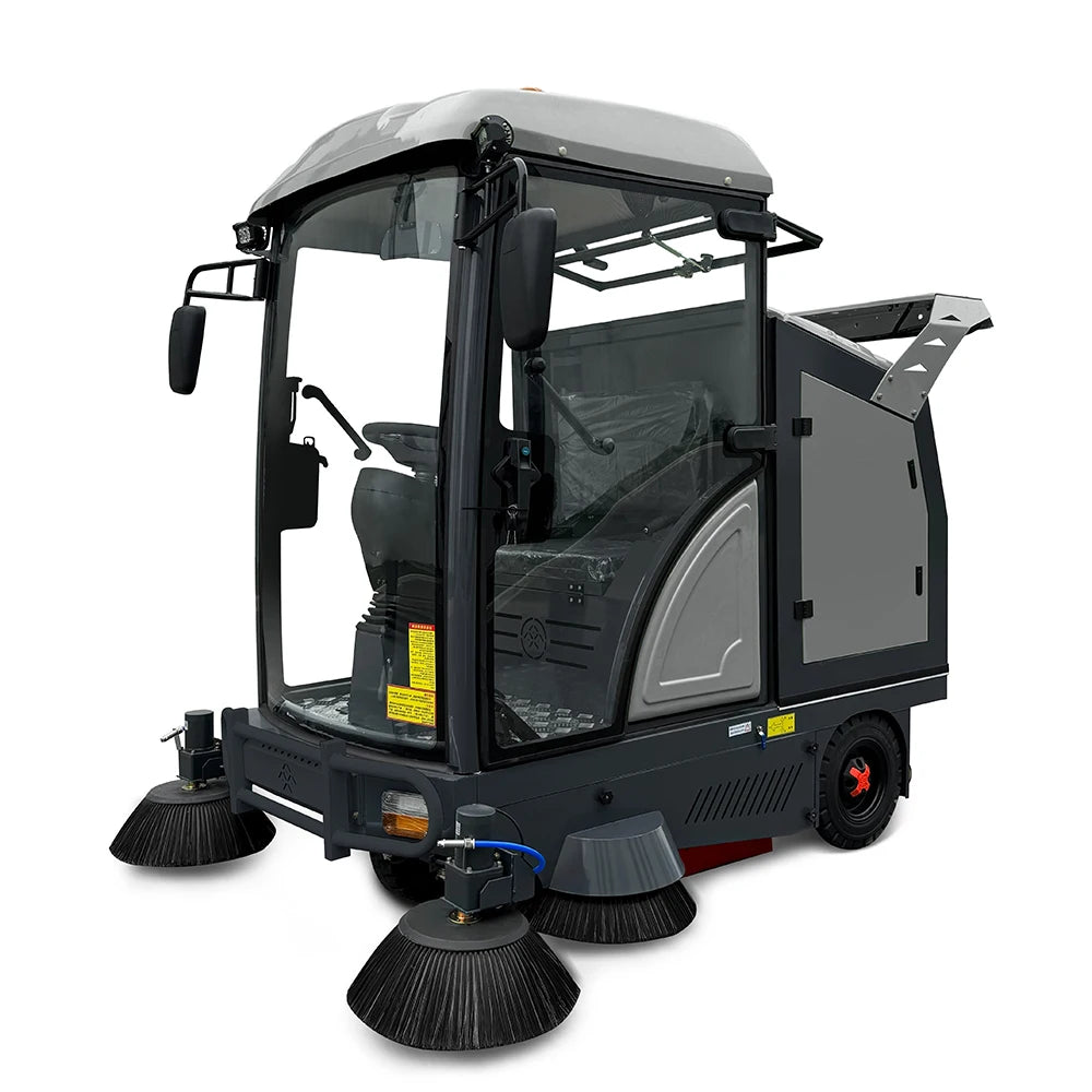 1900 Hot Sale Outdoor Ride on Electric Street Road Vacuum Floor Sweeper
