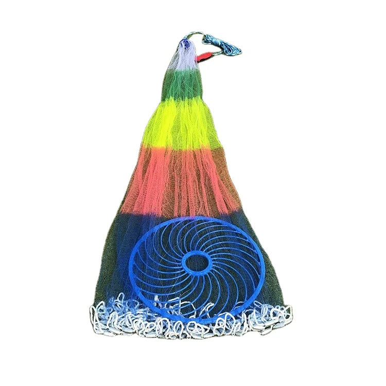 Customized Hand Throw 12ft Frizbi Ring Cast Net for Wholesale