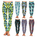 Factory Direct Supply High Yoga Waist 92% Polyester 8% Spandex Toy Printed Buttery Soft Leggings for Women