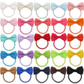 Elastic Hair Rope Ribbon with Bow for Kids Stretch Hair Tie & Ponytail Hair Cycle Baby Bow Hairbands for Toddlers & Girls