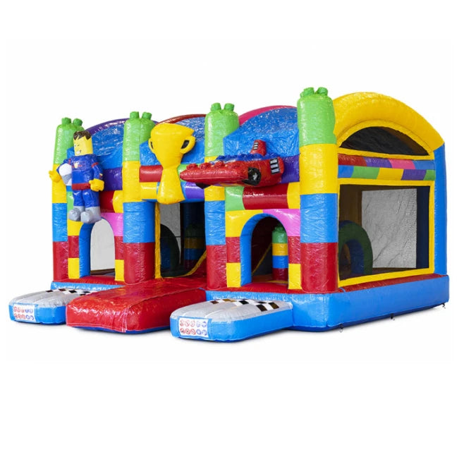 Wholesale Kids Small Indoor Air Jumping Combo Moon Inflatable Bounce House for Sale China