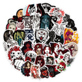 100Pcs Dark Red Series Gothic Fashion Decor Stickers