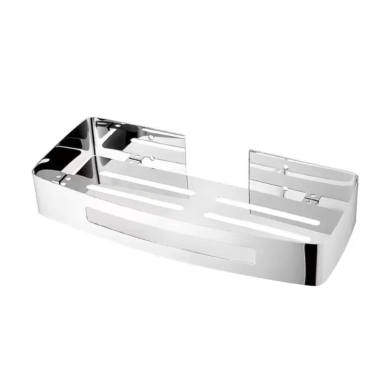 Wall-Mounted Shower Caddy Bathroom Corner Shelf - Large Capacity Toiletries Storage Rack