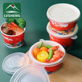 Biodegradable Eco Friendly Food Grade Grease Proof Kraft Paper Hot Soup Bowl