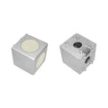 Gubo Standard 2-Way Cube Corner Connector Silver Alu Color Painted Guaranteed Quality for 3030 Aluminum Bracket Profile T Slot
