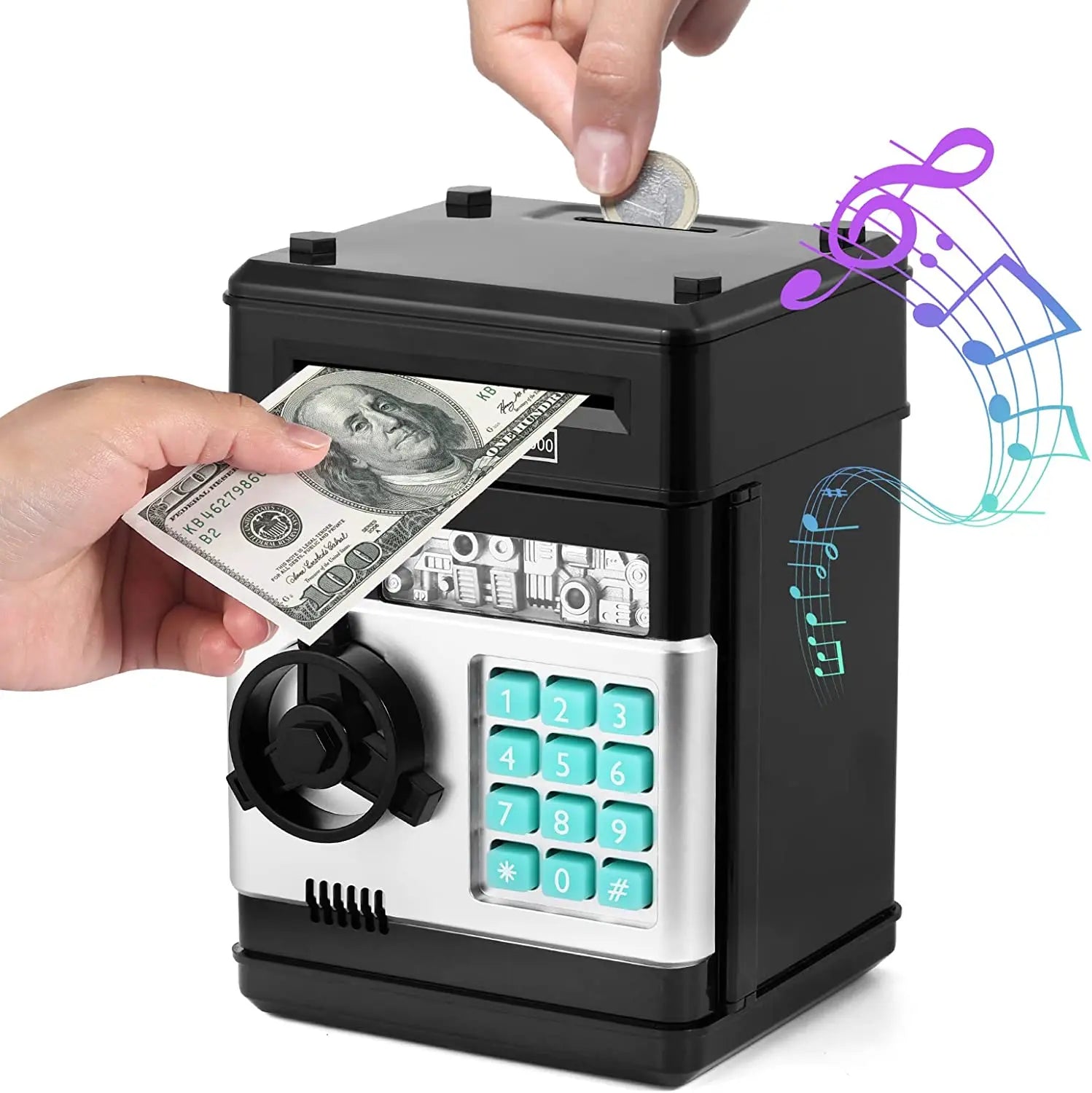 OEM logo Support Promotional Money Saving Box Book Piggy Bank