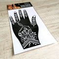 OEM Factory Wholesale Reusable Hand Henna Stencils Waterproof Classic Indian Art  Man Woman Beauty Temporary Tattoo Sticker