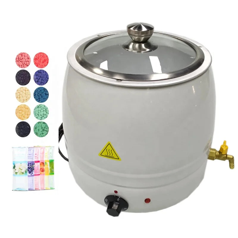 Large Size Stainless Steel Plug in Candlel Making Kit Machine Electric Body Candle Wax Melter Melting Kettle Pot
