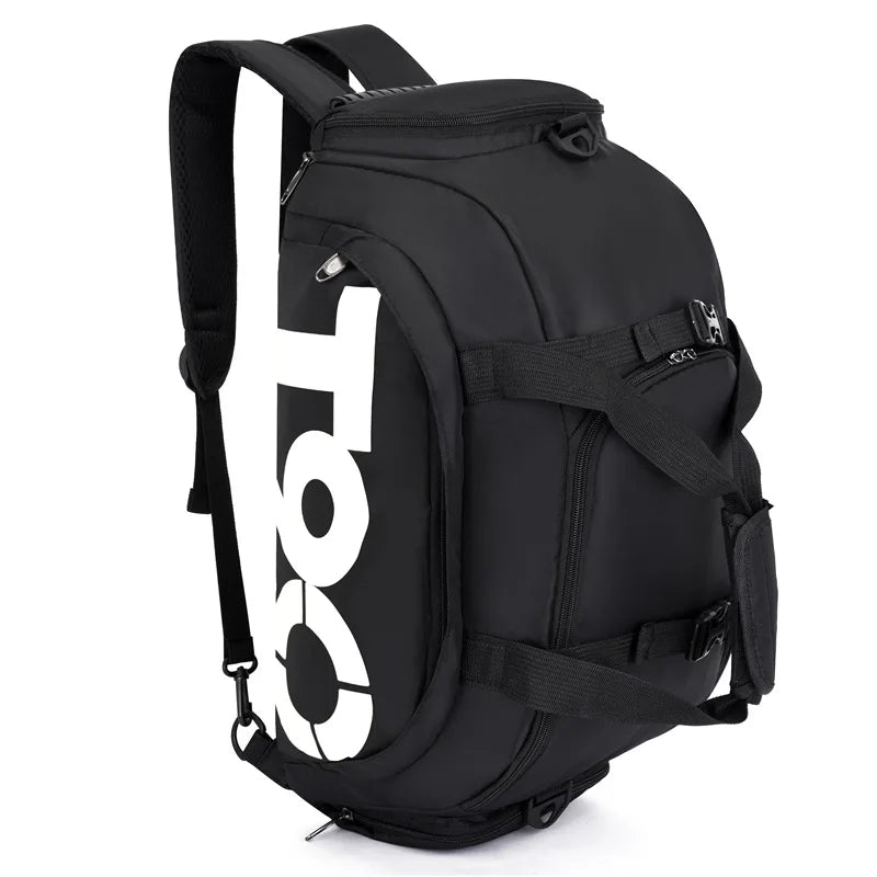 Fashion Women Waterproof Sports Gym Weekender Travelling Duffle Bag With Shoe Compartment