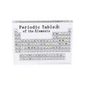 Large Clear Periodic Table with Real Elements Inside Acrylic Periodic Table for Students Teacher Gifts