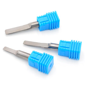 Half Straight Endmill Woodworking CNC Tools Carbide Milling Cutter Set 2D Engraving Router Bits for Wood MDF Cutting