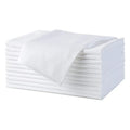 18*18 Inches Personalized White Pure Cotton Napkins for Restaurant Wedding Party OEM Dinner Napkin Cloth