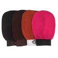 Custom Logo and Packing Stretchy Wristband Bath Gloves Exfoliating Body Wash Scrub Gloves With String Loop Design for Shower
